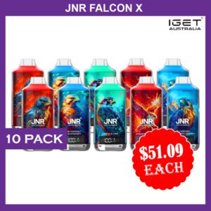 JNR FALCON X – 18000 PUFFS – 10 PACK
