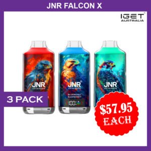 JNR FALCON X – 18000 PUFFS – 3 PACK