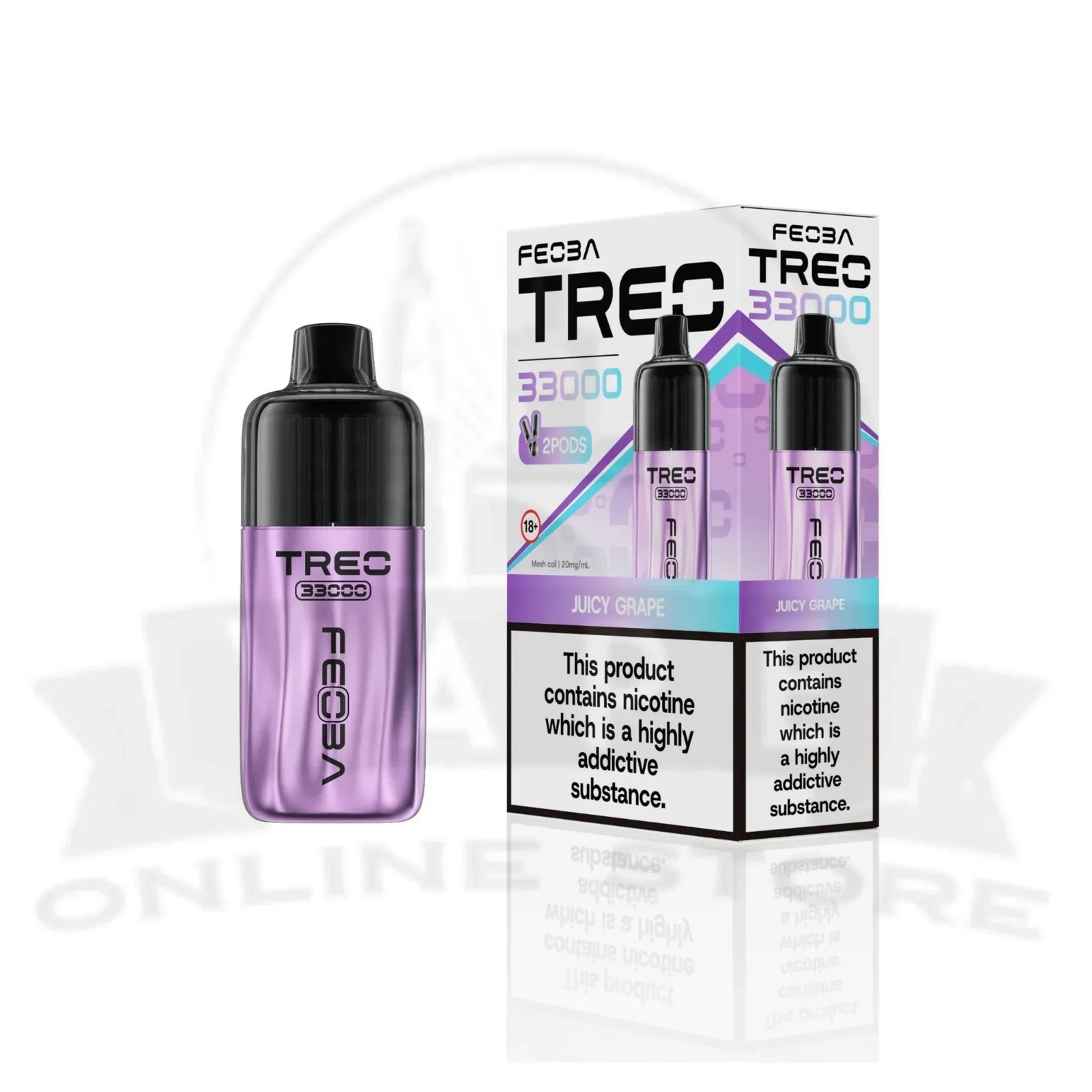 feoba treo 33000 puffs prefilled pod kit