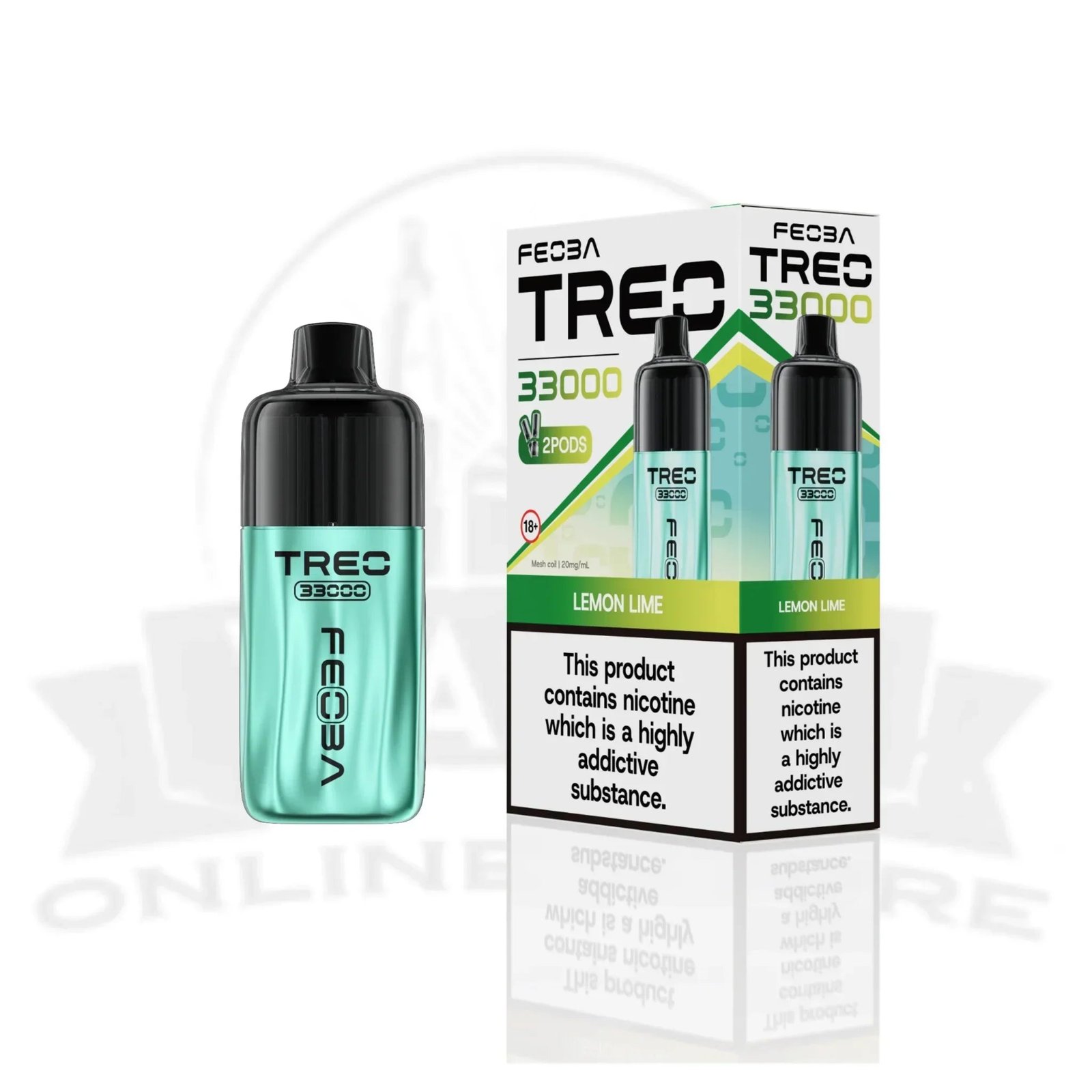 feoba treo 33000 puffs prefilled pod kit