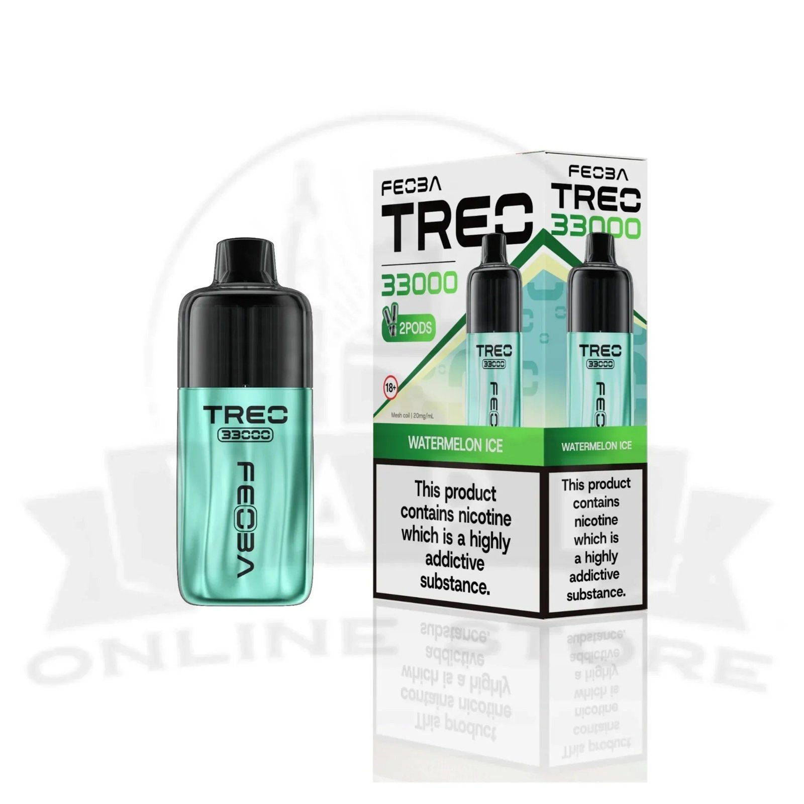 feoba treo 33000 puffs prefilled pod kit