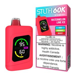 STLTH 60K Disposable Vape Device - Watermelon Lime Ice